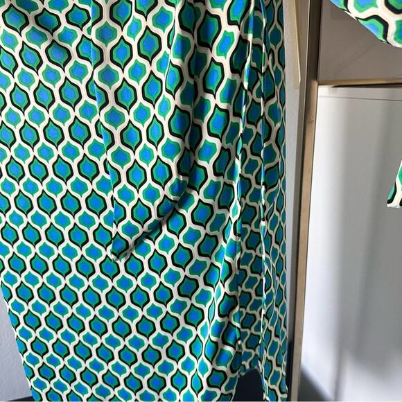 NWT ZARA GEOMETRIC PRINT MIDI SKIRT - Picture 12 of 16